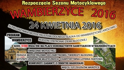 IV Pielgrzymka Motocyklistów Dolnego Śląska - Wambierzyce 2016