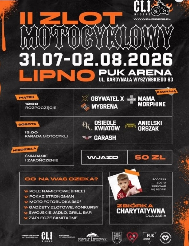 II Zlot motocyklowy w Lipnie