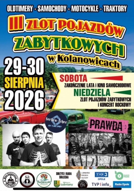 III Zlot Pojazdów Zabytkowych w Kolanowicach 2026