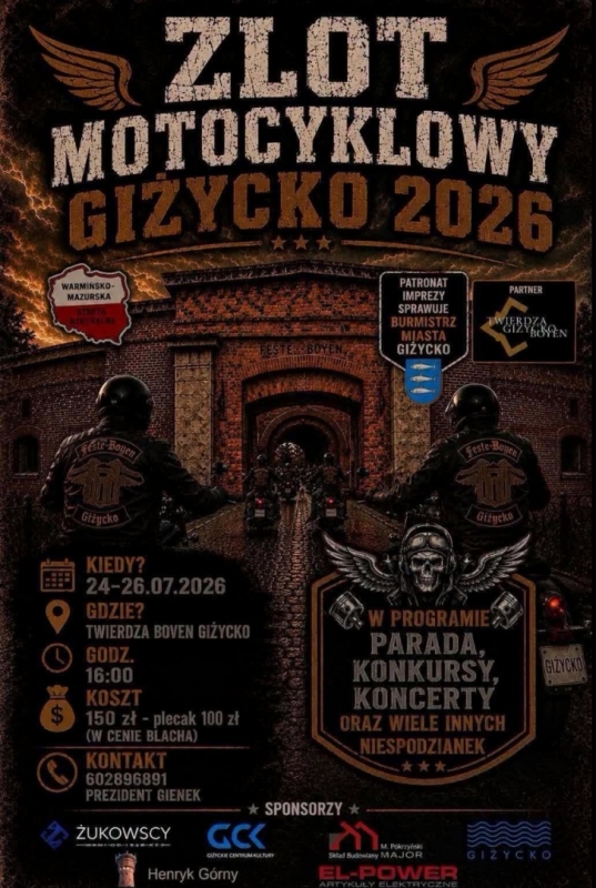 Zlot Motocyklowy Giżycko 2026
