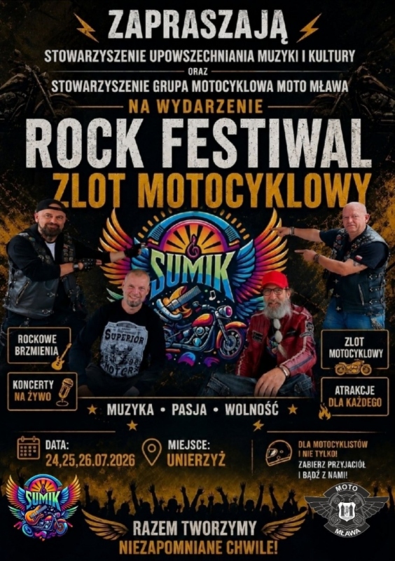 ROCK FESTIWAL Zlot Motocyklowy Mława 2026