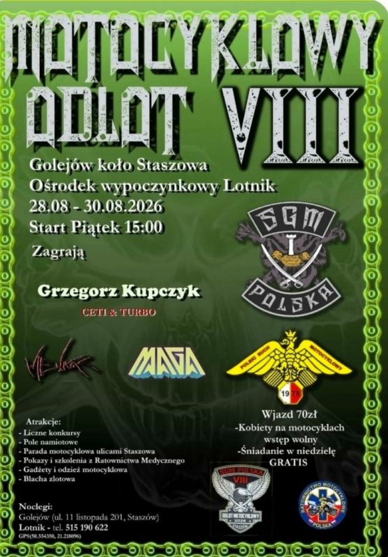 Motocyklowy Odlot VIII - Golejów 2026