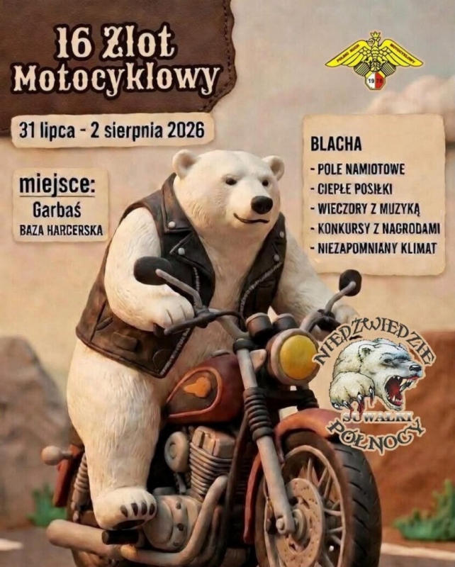 XVI Zlot Motocyklowy Niedźwiedzie Północy 2026