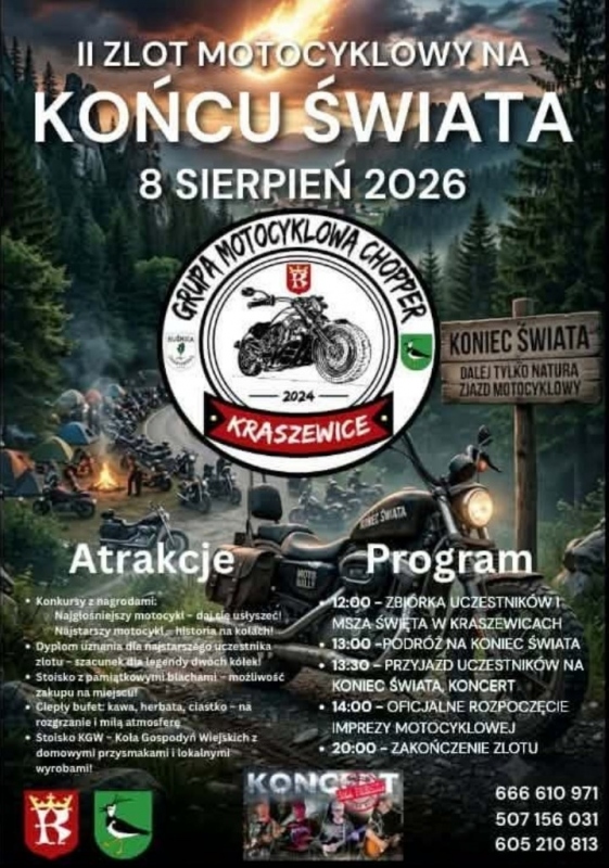 II Zlot Motocyklowy na Końcu Świata 2026