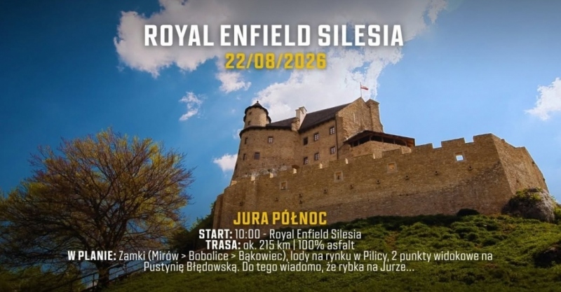 Jura Północ - Wycieczka motocyklowa z Royal Enfield Silesia 2026