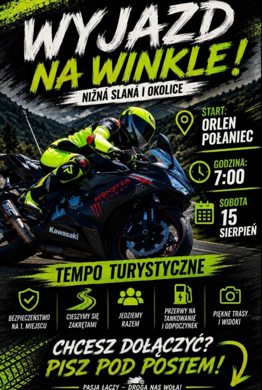 Wyjazd na winkle Połaniec - Nizna Slana 2026