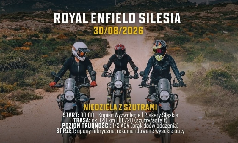 Niedziela z Szutrami - Wycieczka motocyklowa Royal Enfield Silesia 2026