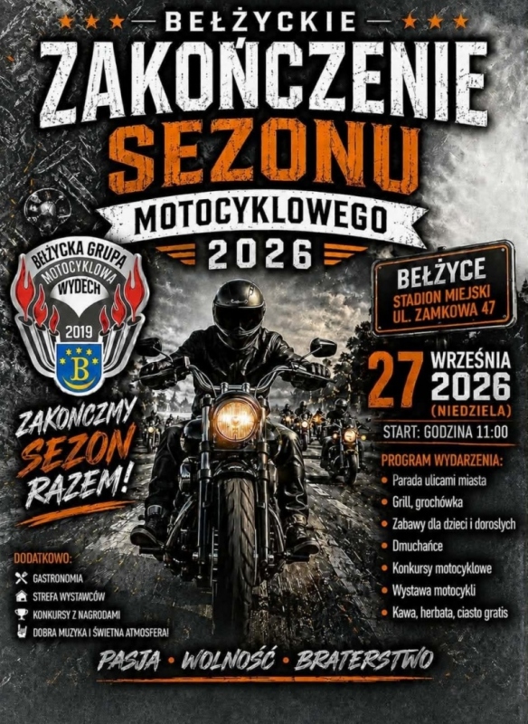 Bełżyckie zakończenie sezonu motocyklowego 2026