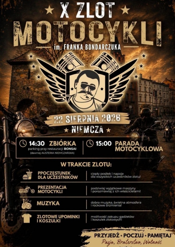 X Zlot Motocykli im. Franka Bondarczuka NIEMCZA 2026