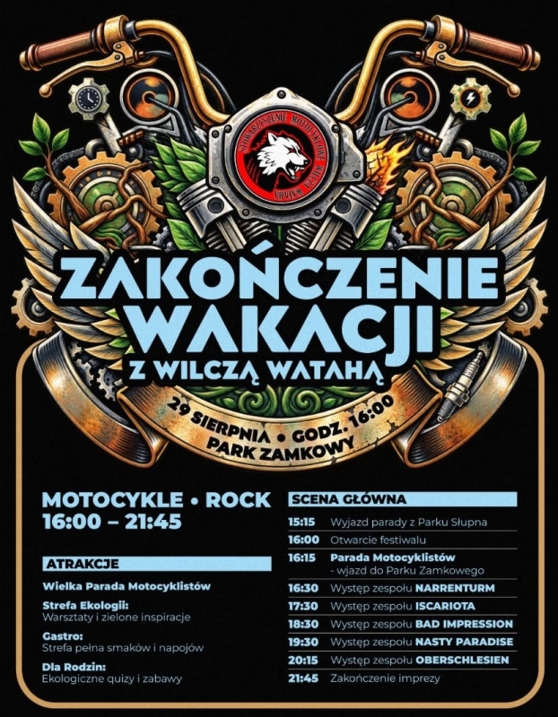 Motocyklowe Zakończenie lata z Wilczą Watahą Mysłowice 2026