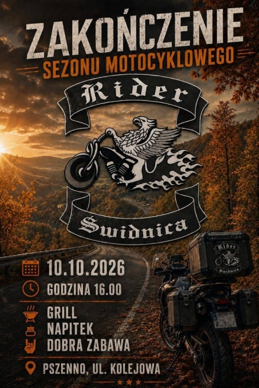  Zakończenie Sezonu Motocyklowego RIDER Świdnica 2026