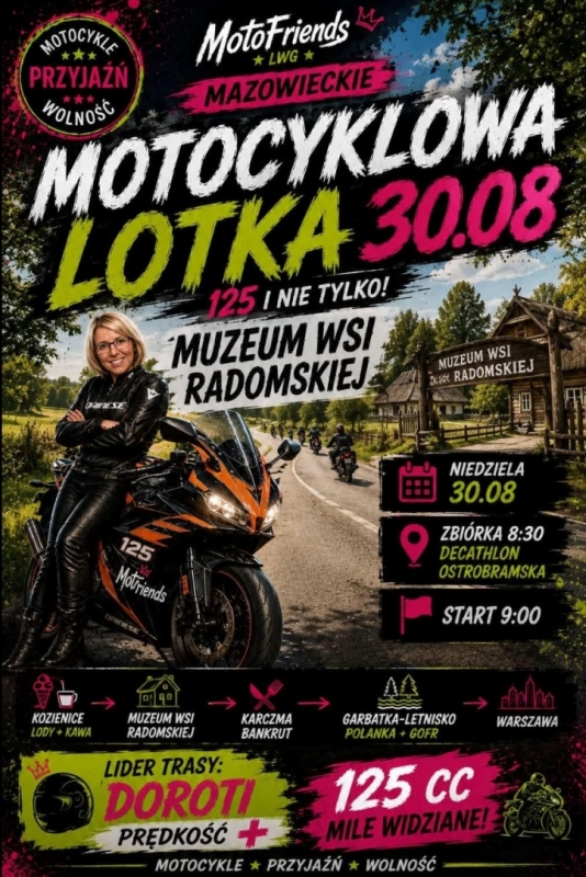 Motocyklowa Lotka Warszawa 30.08.2026
