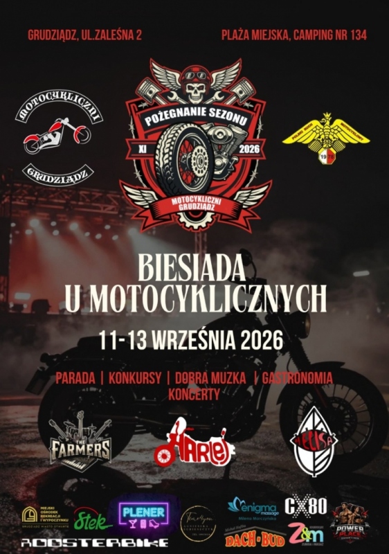 XI Pożegnanie Sezonu: Biesiada u Motocyklicznych 2026