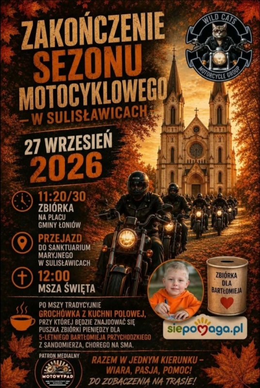 Zakończenie sezonu motocyklowego w Sulisławicach