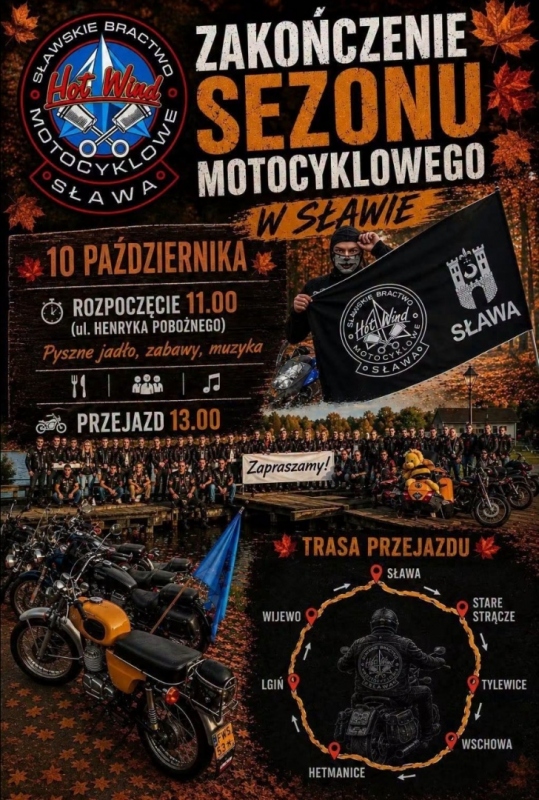 Zakończenie Sezonu Motocyklowego w Sławie 2026