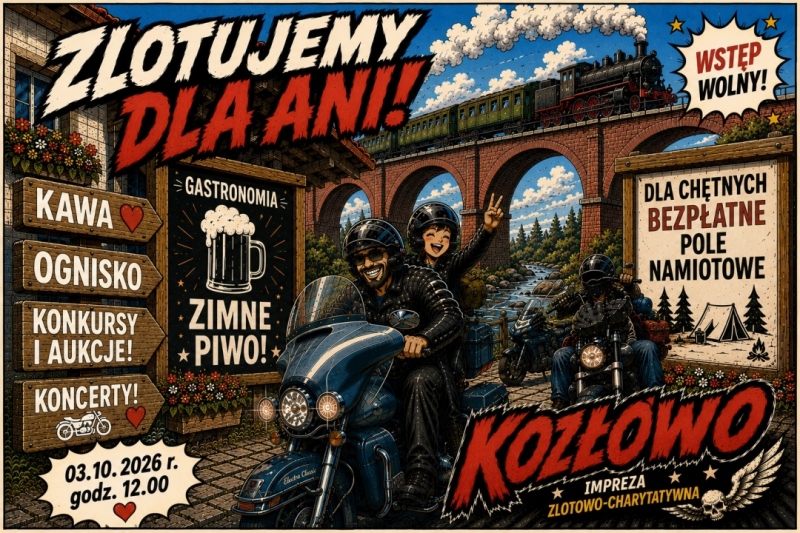 Impreza zlotowo-charytatywna ZLOTUJEMY DLA ANI!