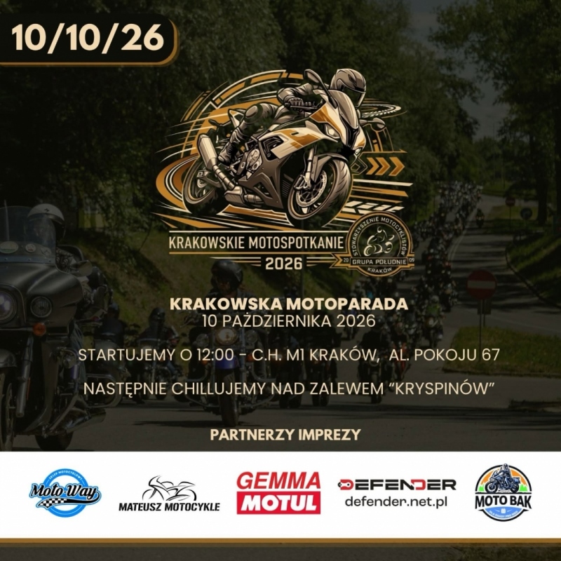 KRAKOWSKIE MOTOSPOTKANIE 2026 - JESIEŃ