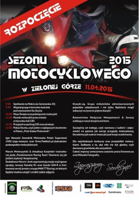  Rozpoczęcie Sezonu Motocyklowego Zielona Góra 2015