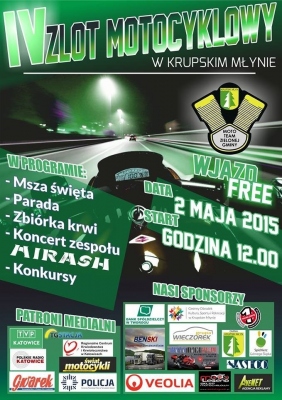 IV Zlot Motocyklowy w Krupskim Młynie 2015