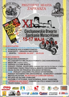 XI Ciechanowskie Otwarte Spotkanie Motocyklowe 2015