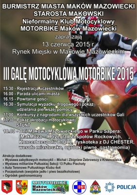 III Gala Motocyklowa Motorbike 2015