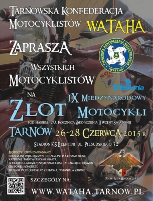  IX Międzynarodowy Zlot Motocykli - Tarnów 2015