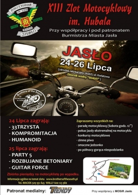 XIII Zlot Motocyklowy im. Hubala Jasło 2015