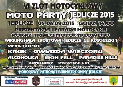 VI Zlot Motocyklowy MOTO PARTY Jedlicze 2015