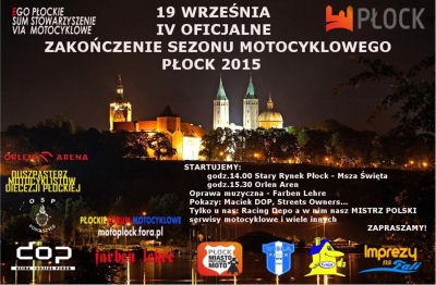 Zakończenie Sezonu Motocyklowego Płock 2015