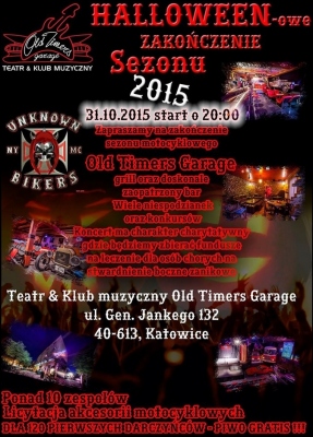 HALLOWEENowe zakonczenie sezonu 2015