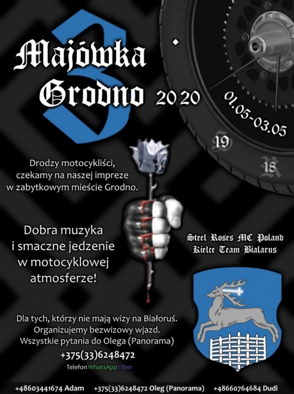 [Odwołane] Moto Majówka Grodno - Białoruś 2020