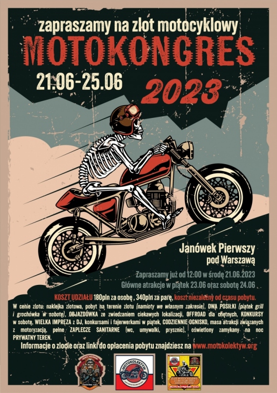MotoKongres 2023 - Janówek Pierwszy pod Warszawą 21.06-25.06