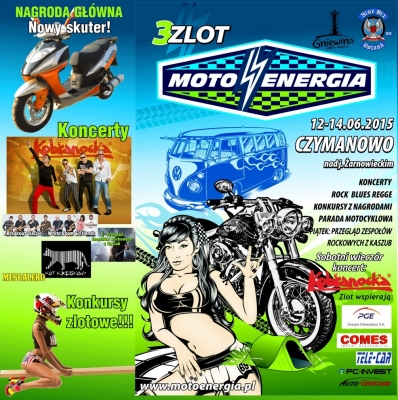 III Zlot Motocyklowy Moto Energia Czymanowo 2015